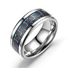 201 Stainless Steel Finger Rings for Couple FS-WG1136E-02-1
