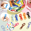 32Pcs 16 Colors POM Plastic Swivel Clasps FIND-SC0017-03-3