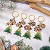 Alloy Christmas Tree Keychains KEYC-JKC00972-2