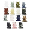 Natural & Synthetic Gemstone Carved Figurines DJEW-L023-G-1