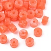 Two-Color Opaque Acrylic Imitation Gemstone Beads AC-CBA3EFE-02U-1