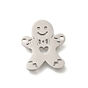 201 Stainless Steel Laser Cut Connector Charms X-STAS-R132-10P-1