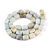 Natural Flower Amazonite Beads Strands G-T138-89-2