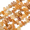 Natural Topaz Jade Beads Strands G-P604-A17-01-2