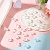 30Pcs Transparent Glass Beads GLAA-TADJ0001-02G-5