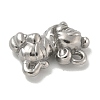 Anti-Tarnish 304 Stainless Steel Pendants STAS-Q334-34P-2