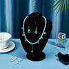 1Pc Bust Shaped Velvet Necklace Display Stands NDIS-PH0001-15-4