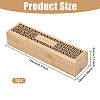 Rectangle Wood Incense Box AJEW-WH0817-031-2