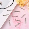 Tarnish Resistant 304 Stainless Steel Bayonet Clasps STAS-L134-04-6