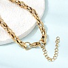 5.5MM 304 Stainless Steel Twisted Oval Link Chain Necklaces for Man and Women SA-CBAB767-18C-G-3