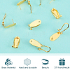 30Pcs Brass Stud Earring Findings KK-SP0001-45G-6