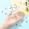 20Pcs 4 Colors Alloy Enamel Pendants ENAM-YW0006-70-3