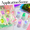 Aurora Laser Glass Paper Nail Art Stickers Decals MRMJ-WH20003-08-4
