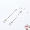 925 Sterling Silver Earring Hooks Findings STER-I014-27S-5