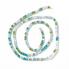 Electroplate Glass Beads Strands EGLA-S192-001A-B10-4
