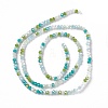 Electroplate Glass Beads Strands EGLA-S192-001A-B10-4