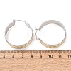 304 Stainless Steel Hoop Earrings for Women SA-CBA4160-24GP-5