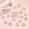 WADORN 30Pcs 6 Colors Alloy Charms PALLOY-WR0001-15-3