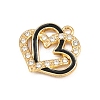 Alloy Rhinestone Pendants RB-CBA332B-07B-G-2