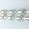 Electroplate Shell Pearl Beads Strands BSHE-G010-12x16mm-01-2