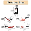 15Pcs 5 Styles Halloween Printed Opaque Acrylic Pendants MACR-YW0003-07-2