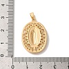 Brass Micro Pave Cubic Zirconia Pendants KK-M294-06G-02-3