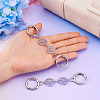 2Pcs 304 Stainless Steel Bag Extension Chains AJEW-TAC00013-5