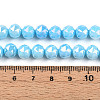 Anti-Tarnish Electroplate Glass Beads Strands GLAA-N010-8mm-01-4