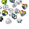 40Pcs 4 style Electroplated Glass Pendants EGLA-YW0001-12-6