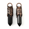 Natural Obsidian Big Pendants G-D102-05R-05-1