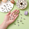 30Pcs 6 Styles Tibetan Style Alloy Charms TIBEP-YW0001-77-5