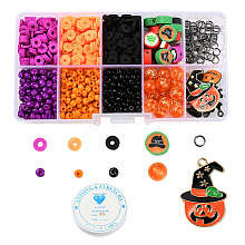 850Pcs Geometry Glass Seed & Polymer Clay Beads DIY-YW0002-75