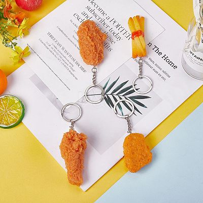 PVC Simulated Food Keychain JX555A-1