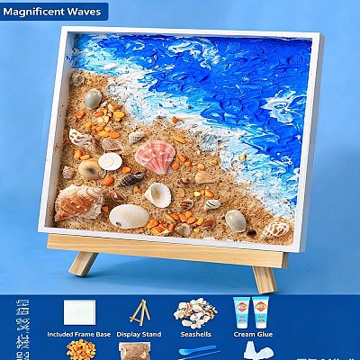 DIY Mosaic Tray Craft Making Kit WD-CBA592A-03-1