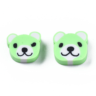 Handmade Polymer Clay Beads CLAY-S096-004F-1