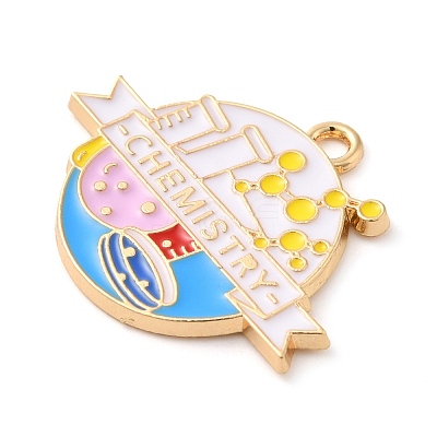 Alloy Enamel Pendants ENAM-R146-03A-1