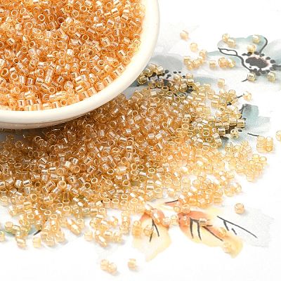 Transparent Colours Luster Glass Seed Beads SEED-S042-02B-01-1