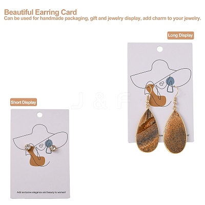 Cardboard Jewelry Display Cards CDIS-H002-01A-02-1