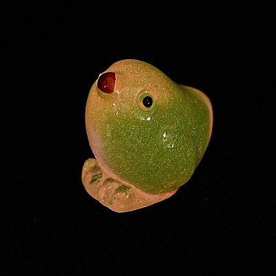 Luminous Resin Chick Display Decoration RESI-WH0038-10G-1