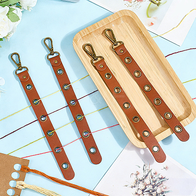 4Pcs Alloy Leather Threader AJEW-CL0005-55A-1
