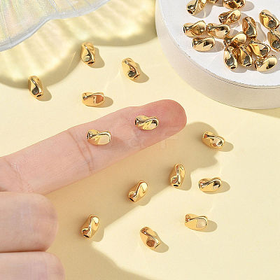 SHEGRACE Brass Beads XGRQ1A263-304G-1