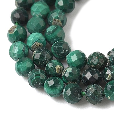 Natural Malachite Beads Strands G-D306-A02-3mm-B-1