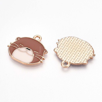 Alloy Enamel Pendants ENAM-T022-02A-02-1