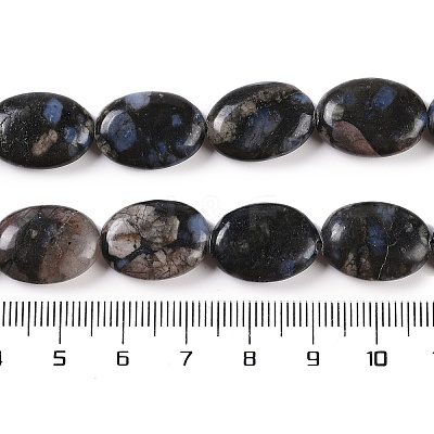 Natural Glaucophane Beads Strands G-C141-D01-03-1