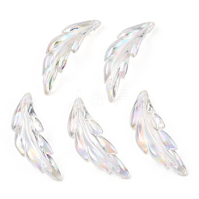 Transparent Acrylic Pendants TACR-T012-07-1
