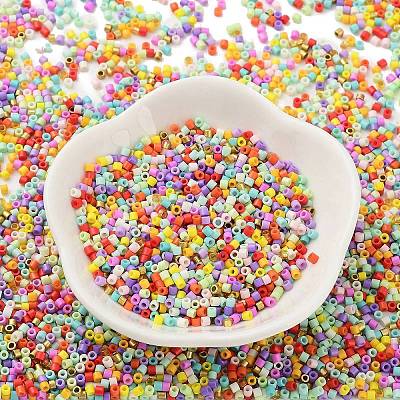 Baking Paint Glass Seed Beads SEED-S042-05B-50-1