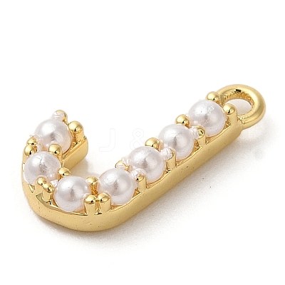 Plastic Imitation Pearl Pendants KK-P230-17G-J-1