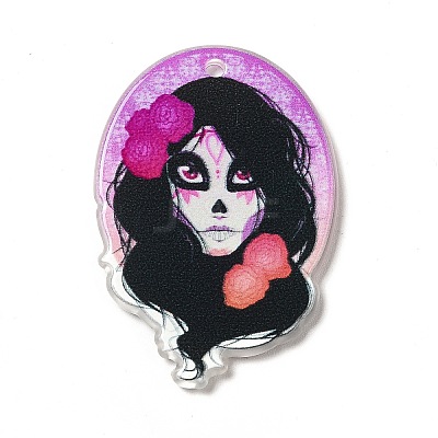Halloween Acrylic Pendants SACR-B004-05C-1