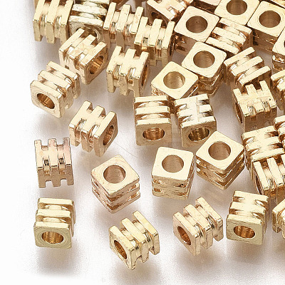 Brass Beads X-KK-T055-022G-NF-1