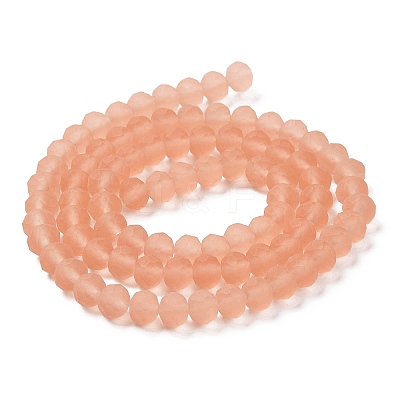 Transparent Glass Beads Strands EGLA-A034-T10mm-MD21-1